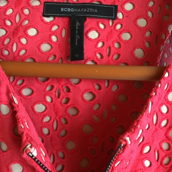 BCBGMAXAZRIA RED Cocktail Dress 🎁New - Picture 5 of 6